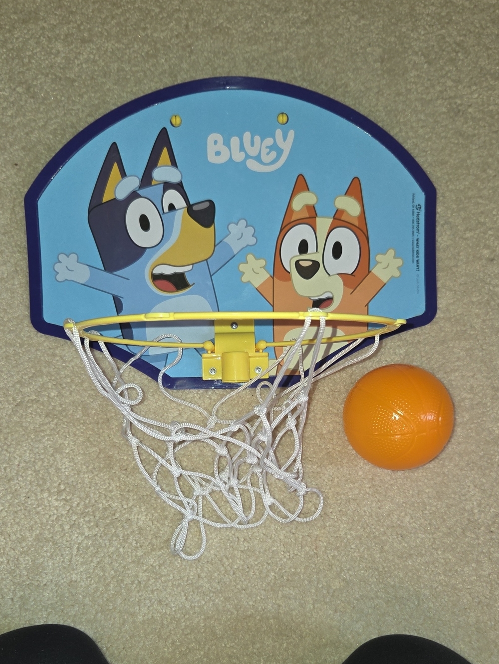 Bluey Mini Basketball Hoop and Ball